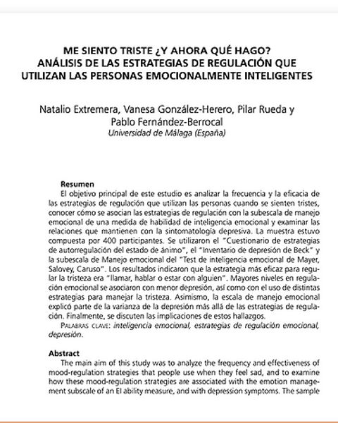 Me siento triste, ¿qué hago?